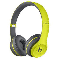 Beats by Dr. Dre Solo 2 Wireless On-Ear Headphones with Bluetooth, Active Collection Yellow